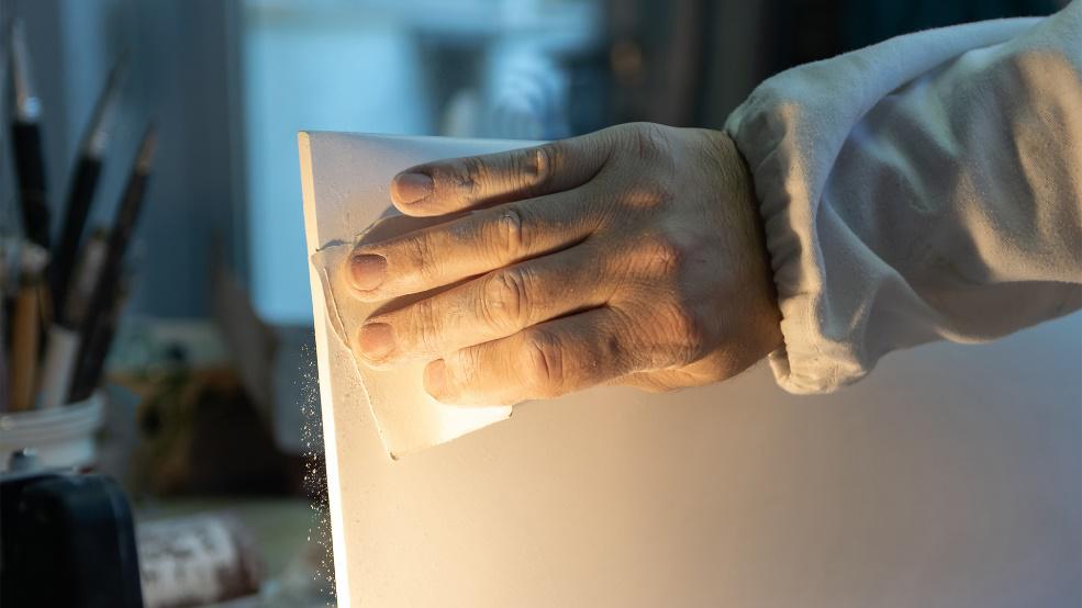 Dettaglio lavorazione artigianale e cura dei particolari nei prodotti Belfiore 9010