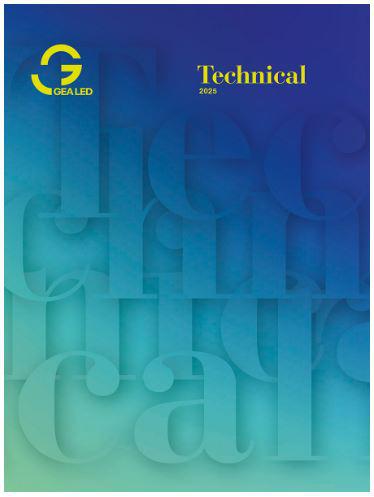 Copertina Catalogo Gea LED