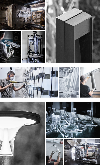 Fase di lavorazione artigianale Goccia Illuminazione