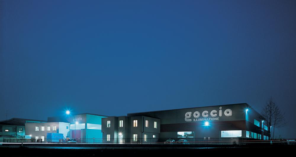 Sede storica dell'azienda Goccia Illuminazione