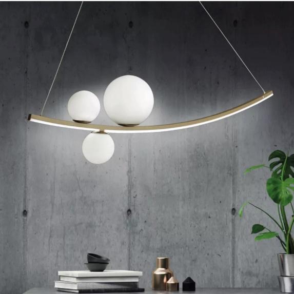 Lampadario moderno LED Altalena Ondaluce