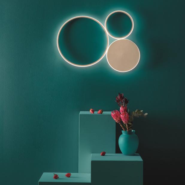 Applique POIS blu Ondaluce dal design elegante