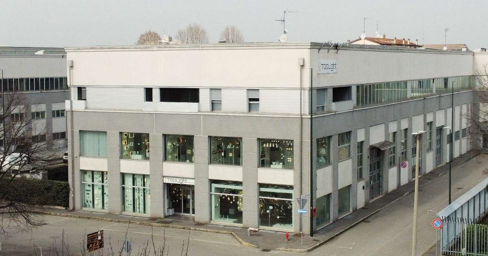 Sede storica dell'azienda Top Light in Lombardia